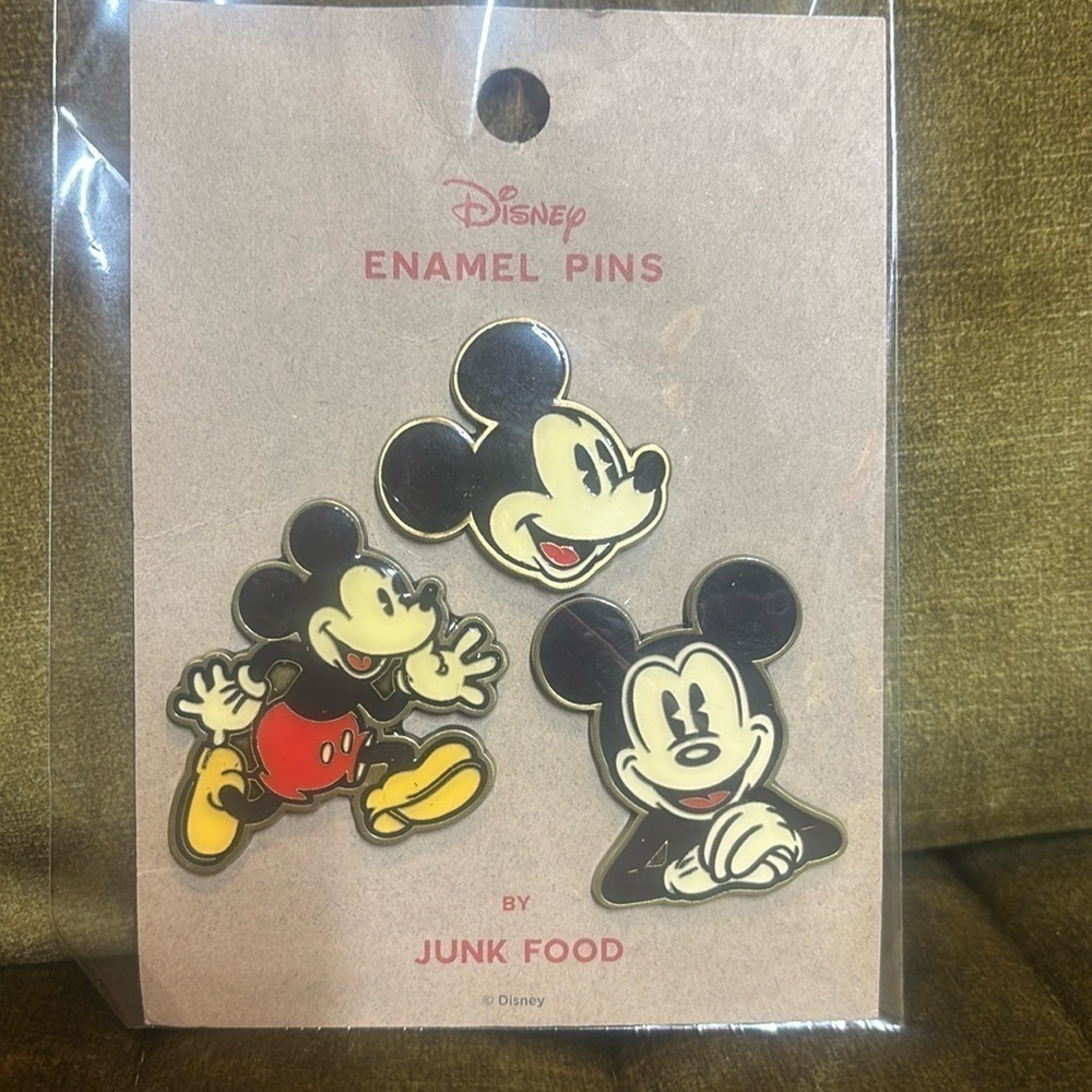Disney Mickey Mouse Enamel Pins by Junk Food